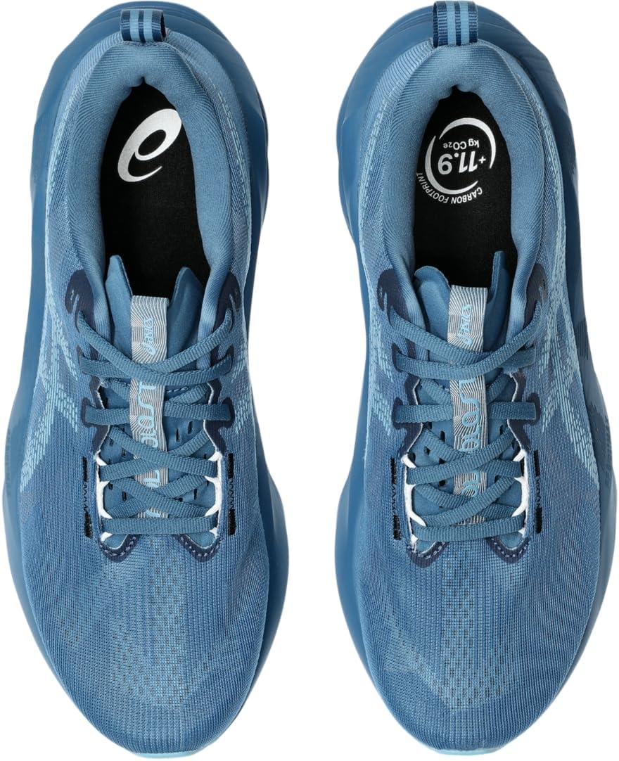 image:imageASICS Mens NOVABLAST 5 Running ShoesWinter SeaStillwater