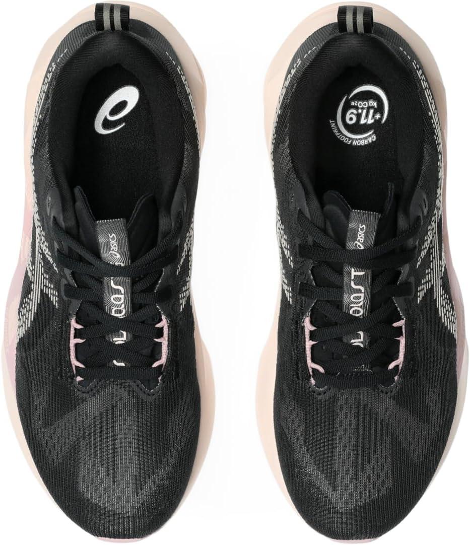 image:imageASICS Womens NOVABLAST 5 Running ShoesBlackPearl Pink