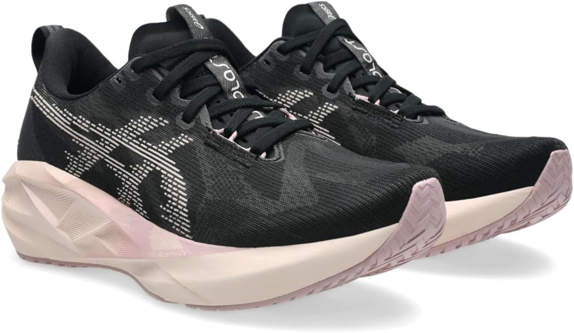 image:imageASICS Womens NOVABLAST 5 Running ShoesBlackPearl Pink
