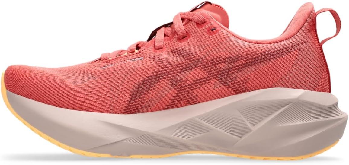 image:imageASICS Womens NOVABLAST 5 Running ShoesDark Pink ClayRubble Red