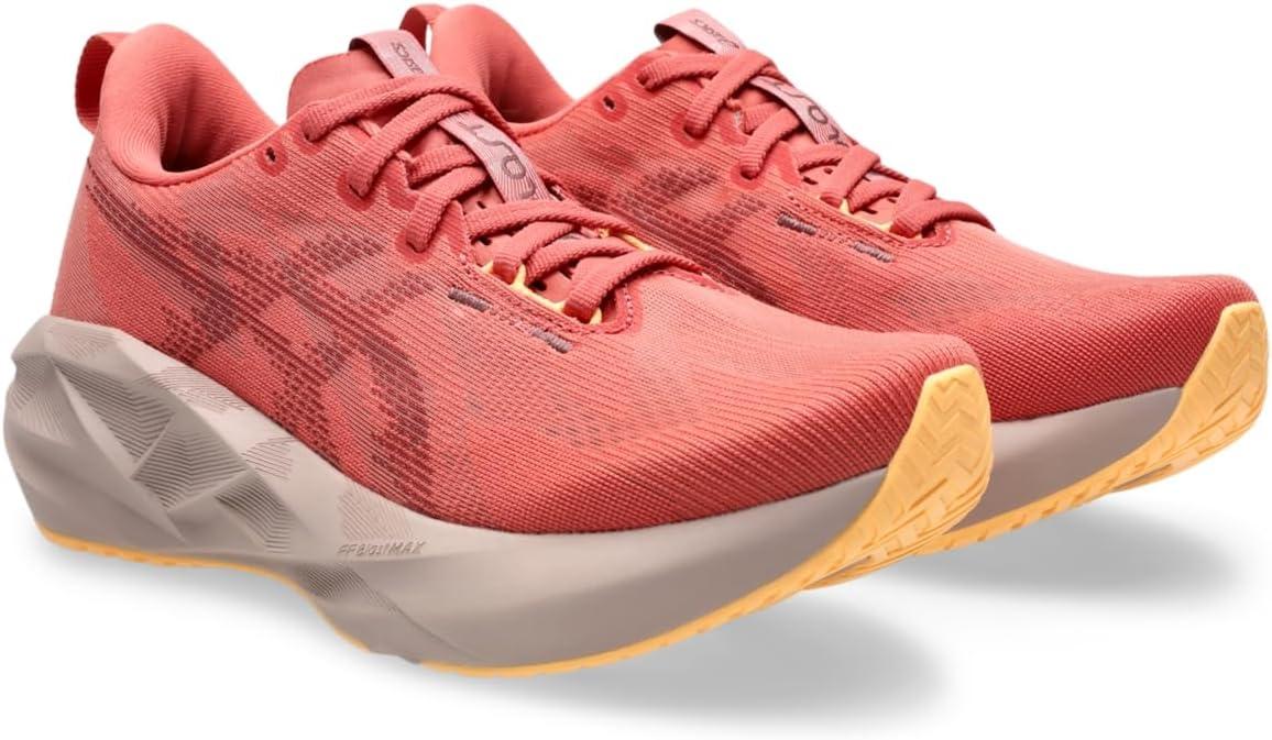 image:imageASICS Womens NOVABLAST 5 Running ShoesDark Pink ClayRubble Red