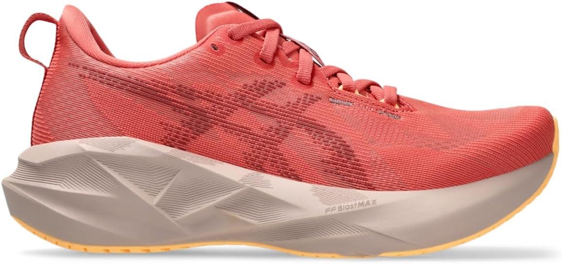 image:imageASICS Womens NOVABLAST 5 Running ShoesDark Pink ClayRubble Red