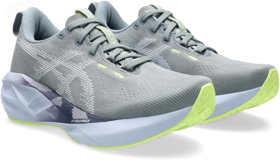 image:imageASICS Womens NOVABLAST 5 Running ShoesGravelBlue Fade