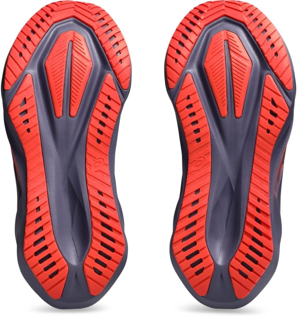image:imageASICS Womens NOVABLAST 5 Running ShoesGreyish PurpleCoral Reef