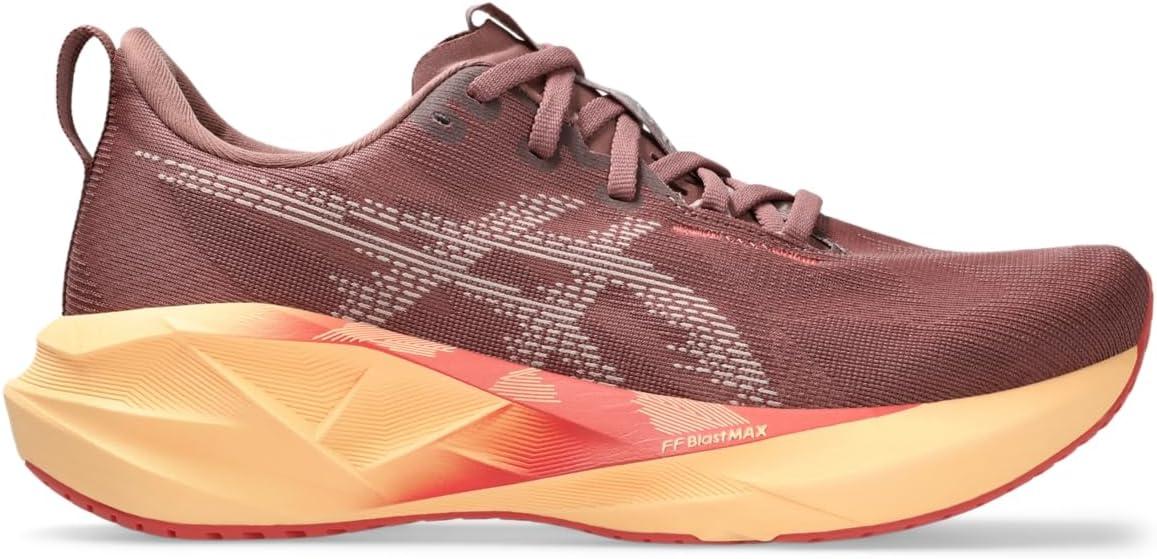 image:imageASICS Womens NOVABLAST 5 Running ShoesRubble RedFawn