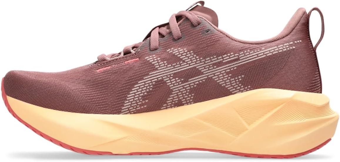 image:imageASICS Womens NOVABLAST 5 Running ShoesRubble RedFawn