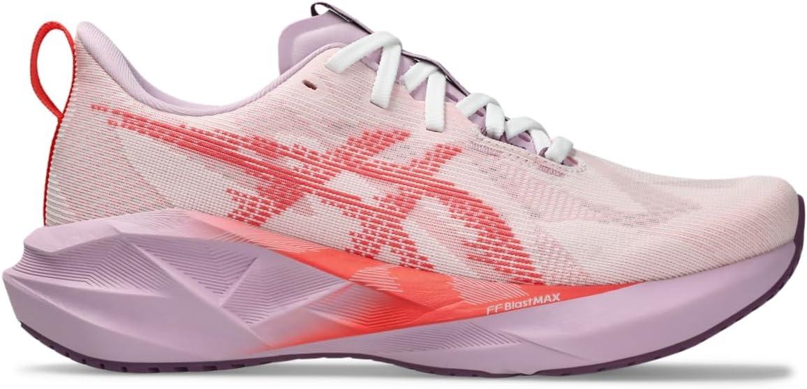 image:imageASICS Womens NOVABLAST 5 Running ShoesWhiteCoral Reef
