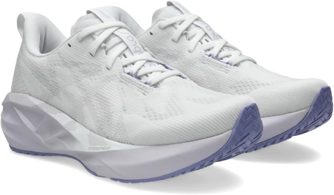 image:imageASICS Womens NOVABLAST 5 Running ShoesWhiteLilac Hint