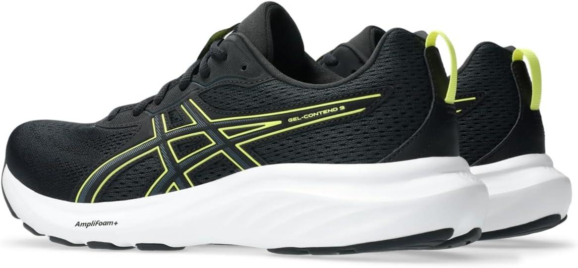 image:imageAsics Mens GelContend 9 Running ShoesBlackCitron