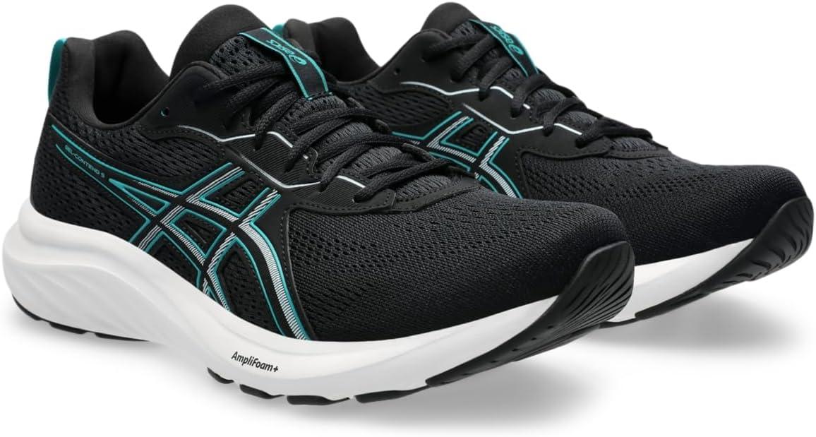 image:imageAsics Mens GelContend 9 Running ShoesBlackWave Teal