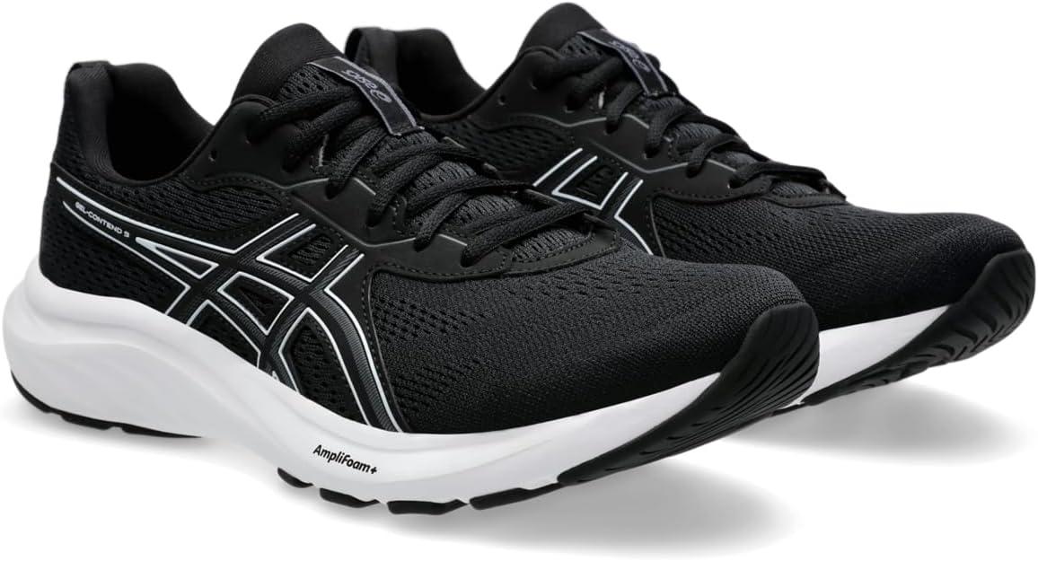 image:imageAsics Mens GelContend 9 Running ShoesBlackWhite