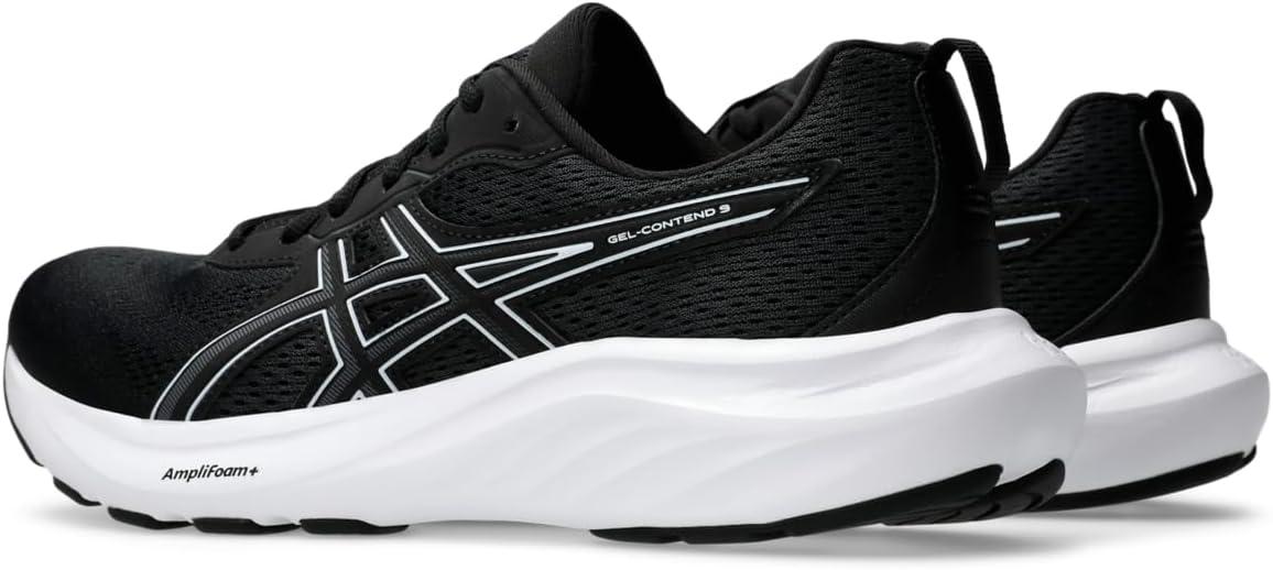 image:imageAsics Mens GelContend 9 Running ShoesBlackWhite