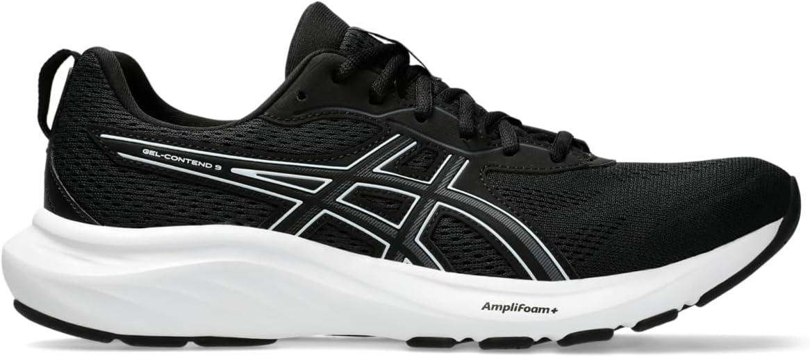 image:imageAsics Mens GelContend 9 Running ShoesBlackWhite