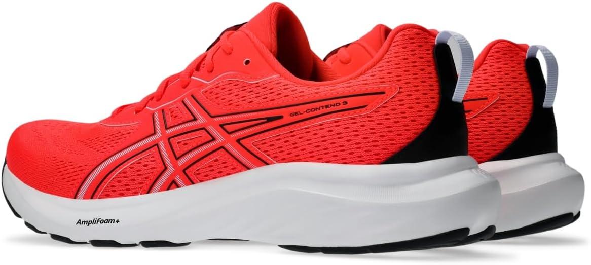 image:imageAsics Mens GelContend 9 Running ShoesFlash RedBlue Fade