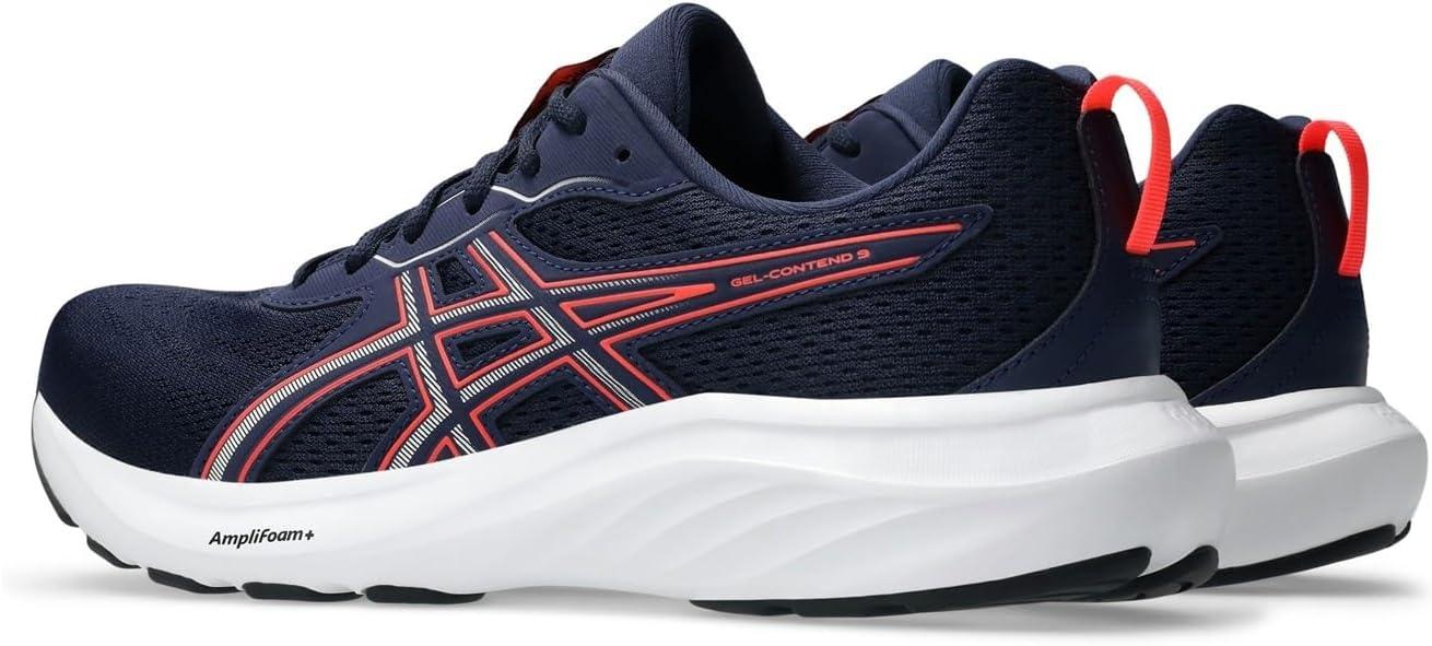 image:imageAsics Mens GelContend 9 Running ShoesMidnight Flash Red