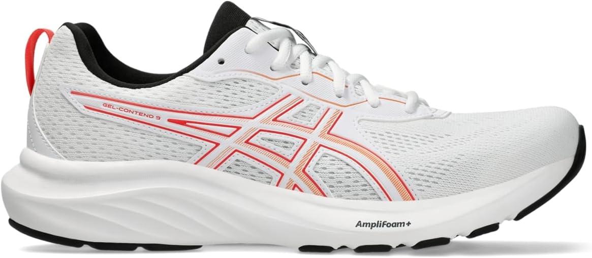 image:imageAsics Mens GelContend 9 Running ShoesWhiteCoral Reef