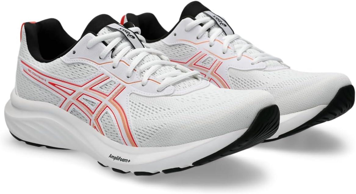 image:imageAsics Mens GelContend 9 Running ShoesWhiteCoral Reef