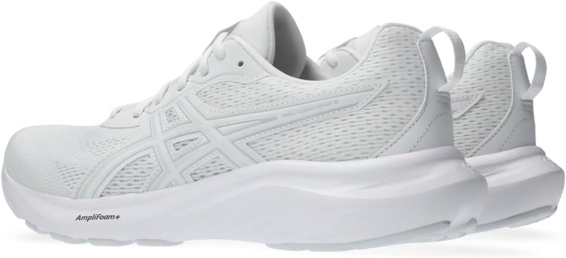 image:imageAsics Mens GelContend 9 Running ShoesWhiteGlacier Grey