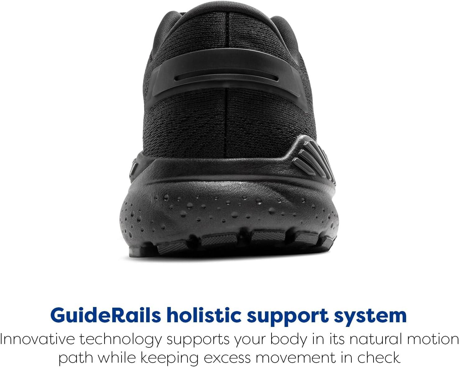 image:imageBrooks Mens Beast GTS 24 Supportive Running ampamp Walking ShoeBlackBlackEbony