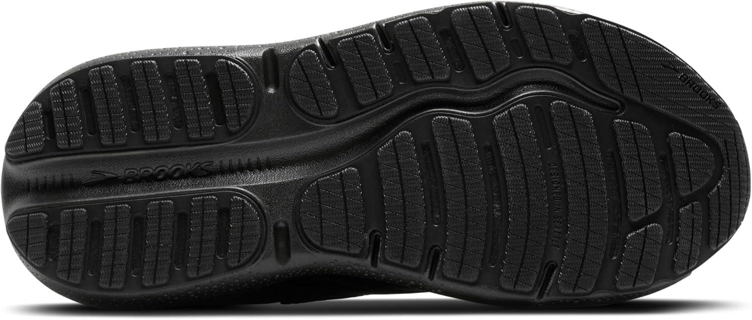 image:imageBrooks Womens Ghost Max SuedeLeather Neutral Running ampamp Walking ShoeBlackBlack