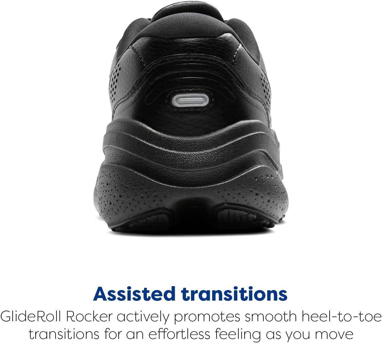 image:imageBrooks Womens Ghost Max SuedeLeather Neutral Running ampamp Walking ShoeBlackBlack