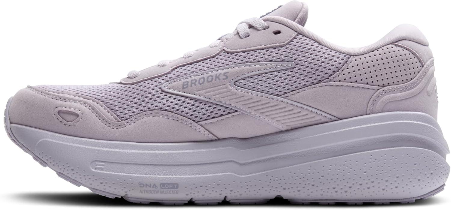 image:imageBrooks Womens Ghost Max SuedeLeather Neutral Running ampamp Walking ShoeLilacLavender