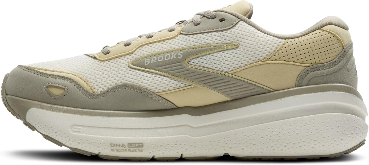 image:imageBrooks Womens Ghost Max SuedeLeather Neutral Running ampamp Walking ShoeLondonfogGreen HazeCoconut