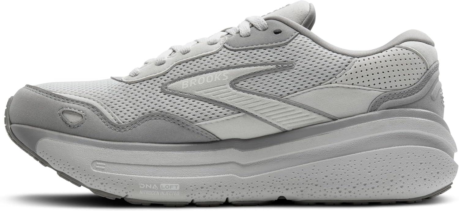 image:imageBrooks Womens Ghost Max SuedeLeather Neutral Running ampamp Walking ShoeOysterAlloyAntarctica