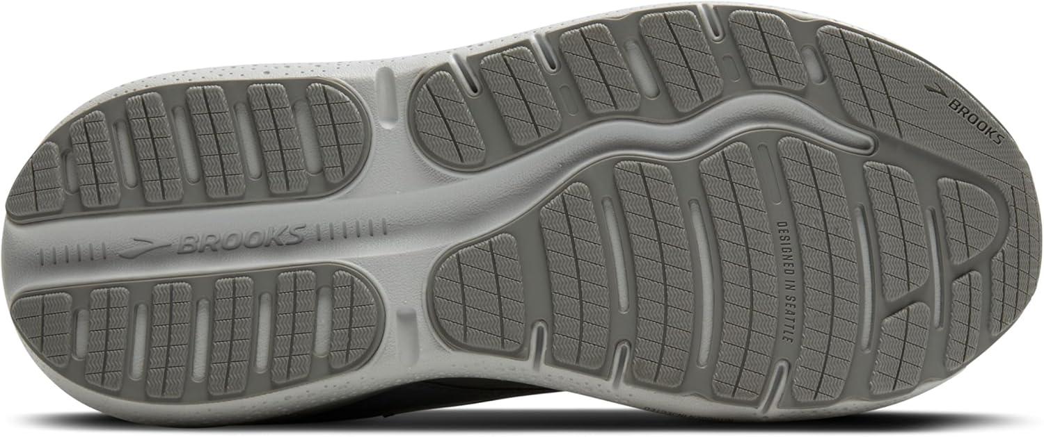 image:imageBrooks Womens Ghost Max SuedeLeather Neutral Running ampamp Walking ShoePrimer GreyOysterAlloy