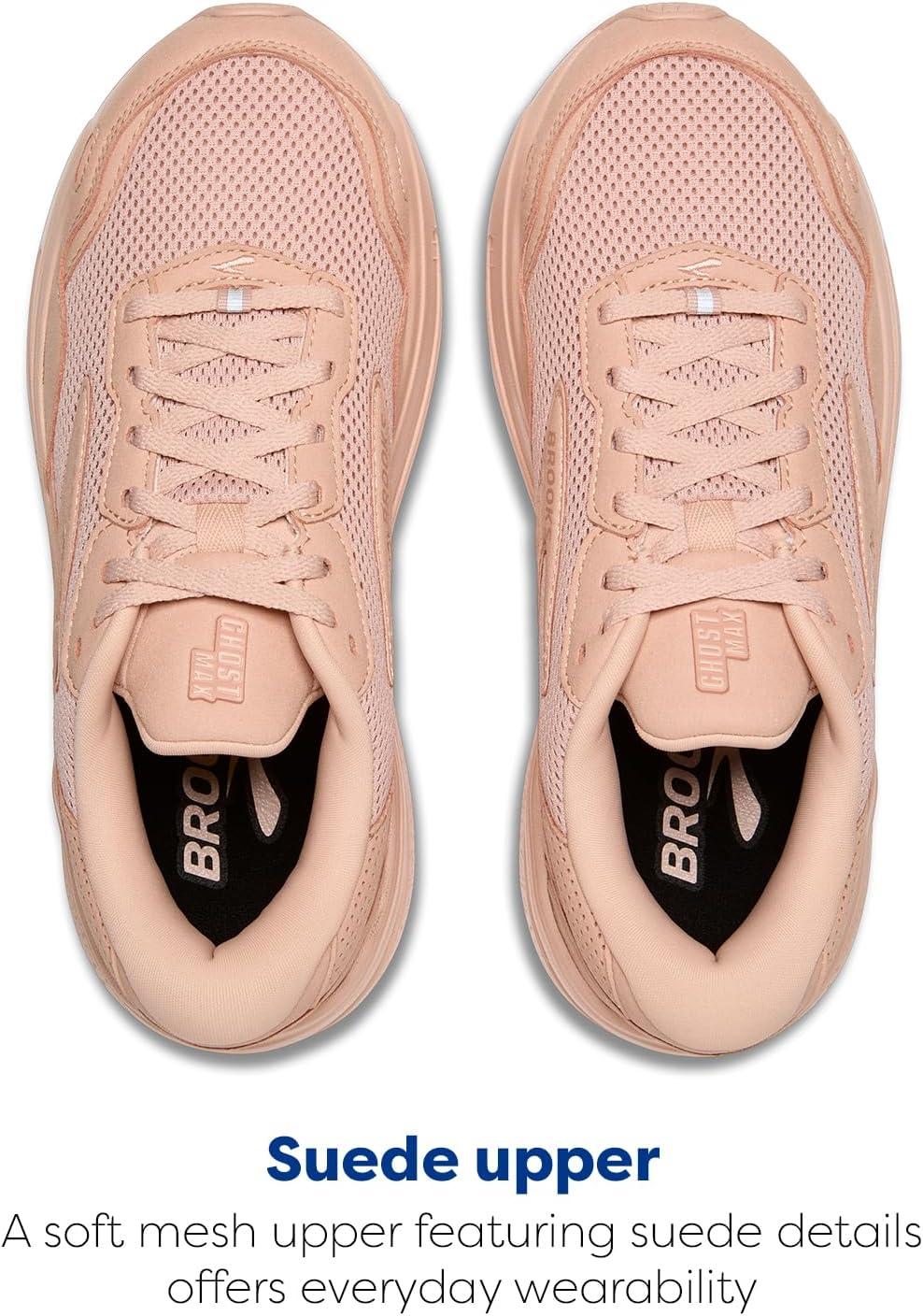 image:imageBrooks Womens Ghost Max SuedeLeather Neutral Running ampamp Walking ShoeRoseTuscany