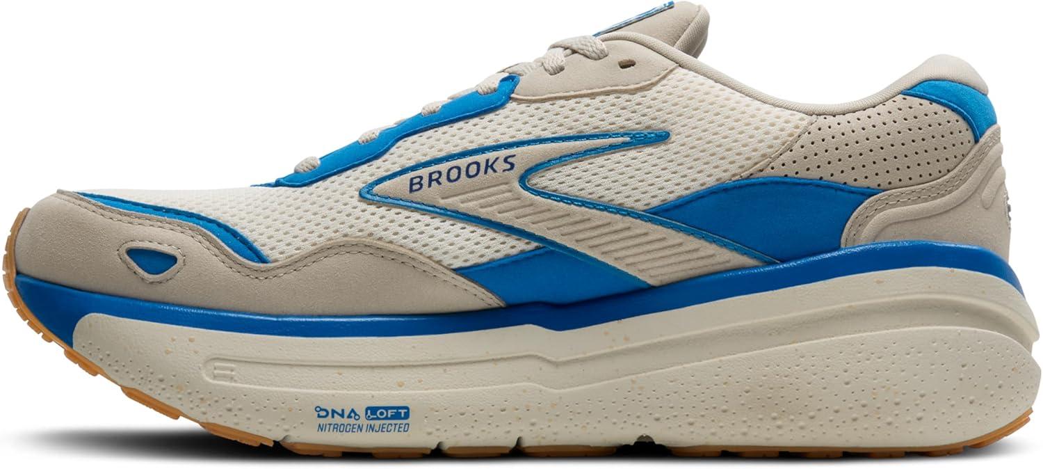 image:imageBrooks Womens Ghost Max SuedeLeather Neutral Running ampamp Walking ShoeSilver LiningBlueSurf the Web