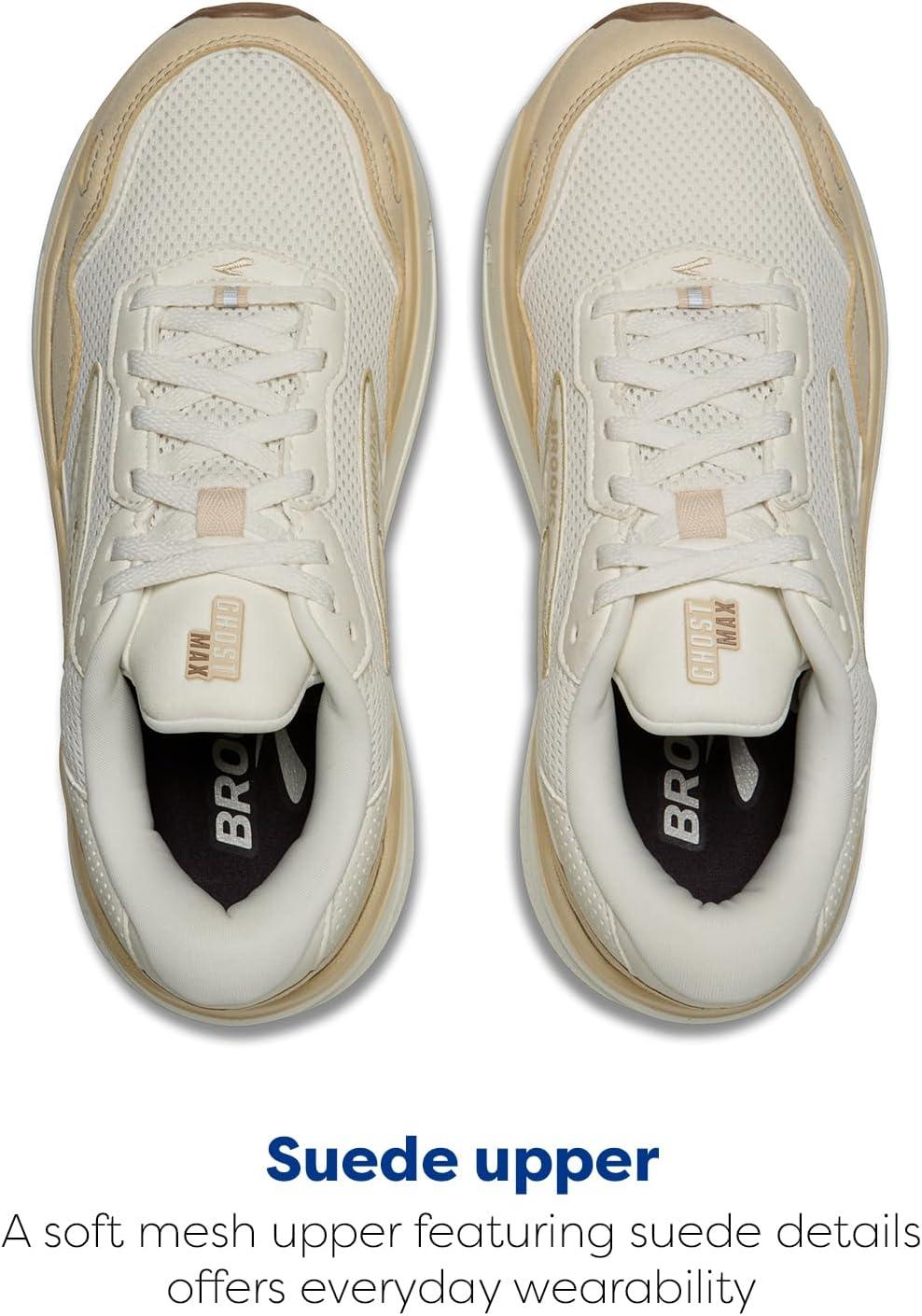 image:imageBrooks Womens Ghost Max SuedeLeather Neutral Running ampamp Walking ShoeStarSandPortabella