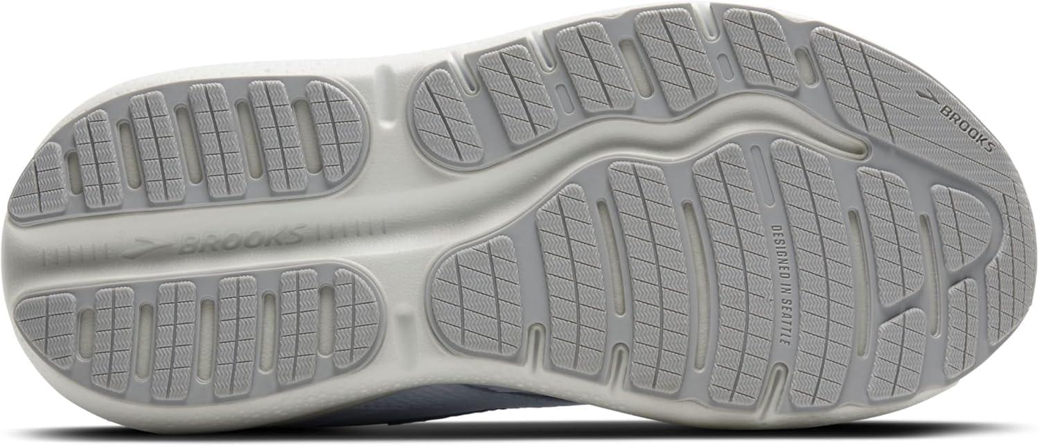 image:imageBrooks Womens Ghost Max SuedeLeather Neutral Running ampamp Walking ShoeWhiteWhite