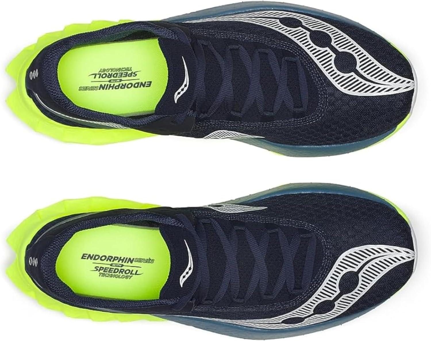 image:imageSaucony Mens Endorphin Pro 4 SneakerNavyCitron