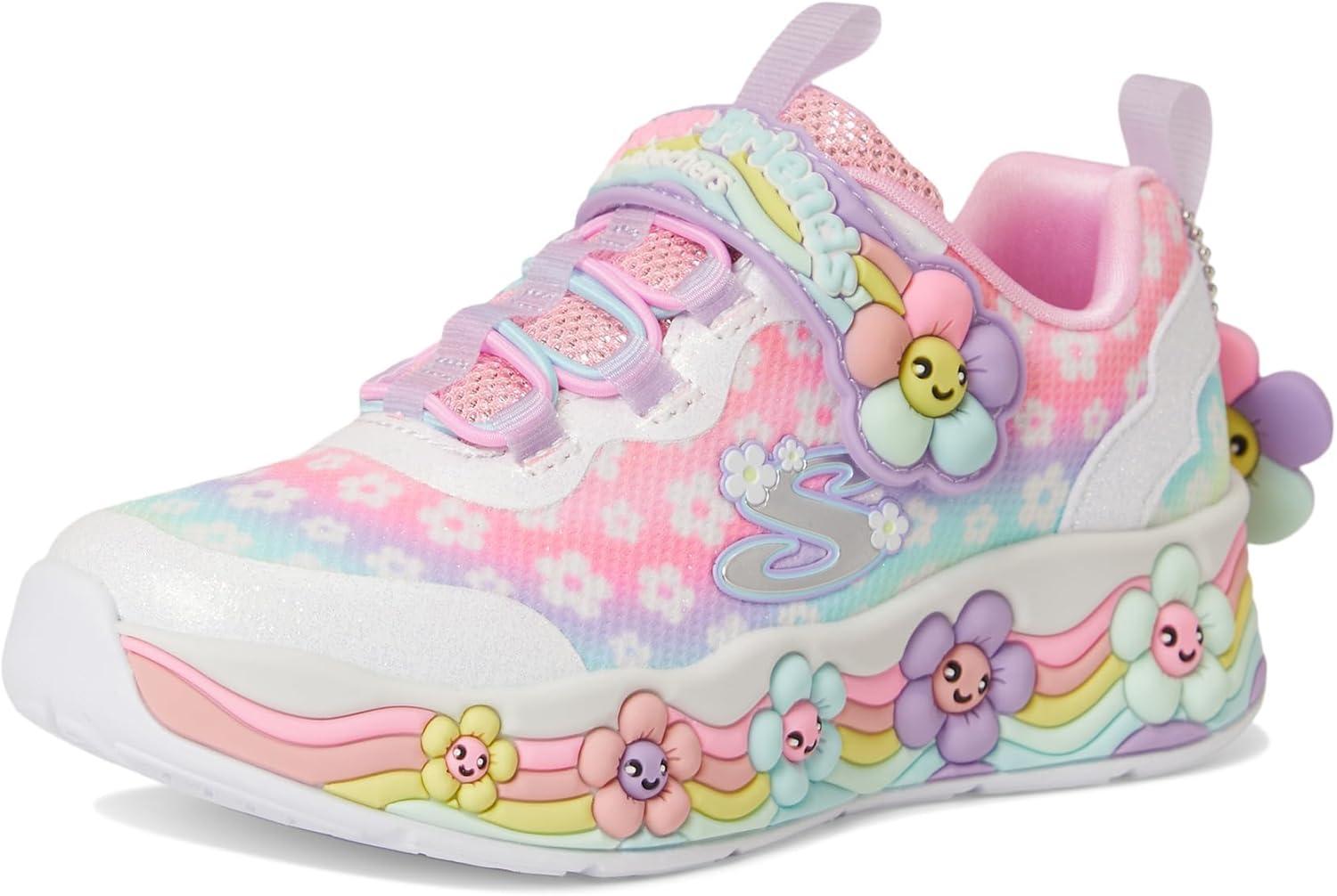 image:imageSkechers Girls Flower FriendsWhiteMulti