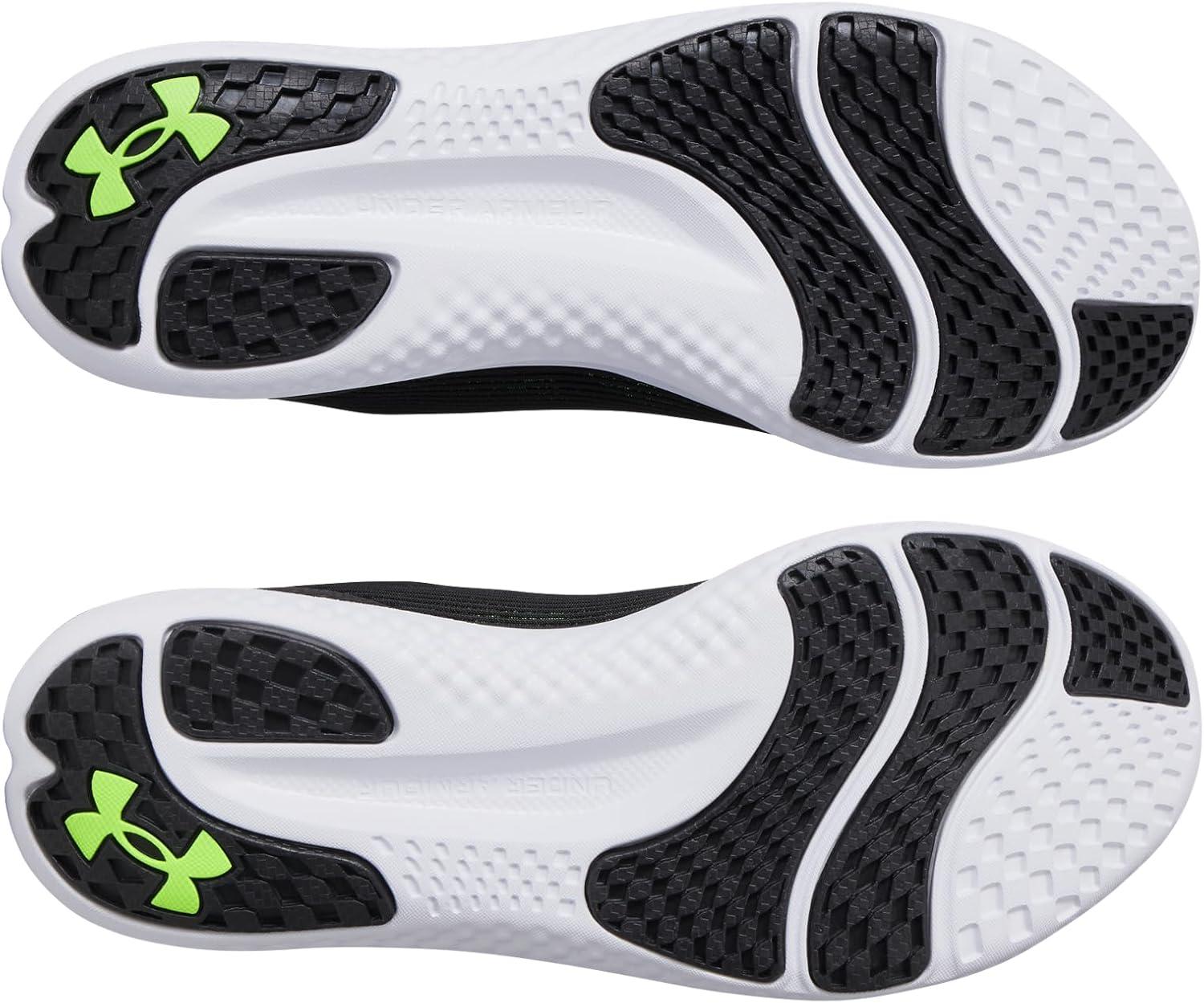 image:imageUnder Armour Mens Charged Speed Swift Sneaker005 BlackBlackHyper Green