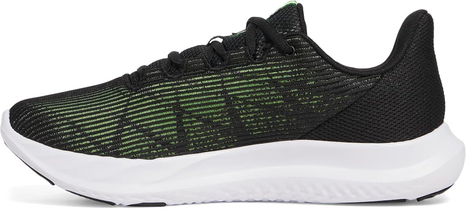 image:imageUnder Armour Mens Charged Speed Swift Sneaker005 BlackBlackHyper Green
