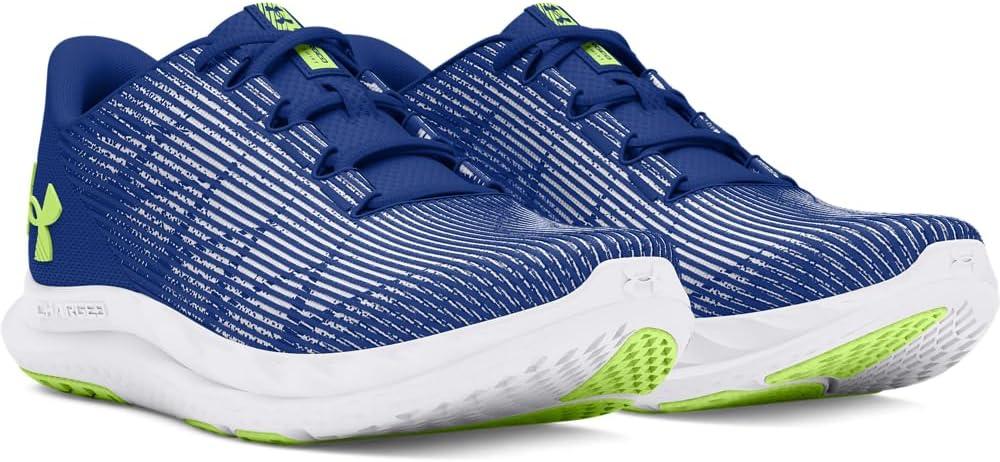 image:imageUnder Armour Mens Charged Speed Swift Sneaker403 Tech BlueTech BlueMorph Green