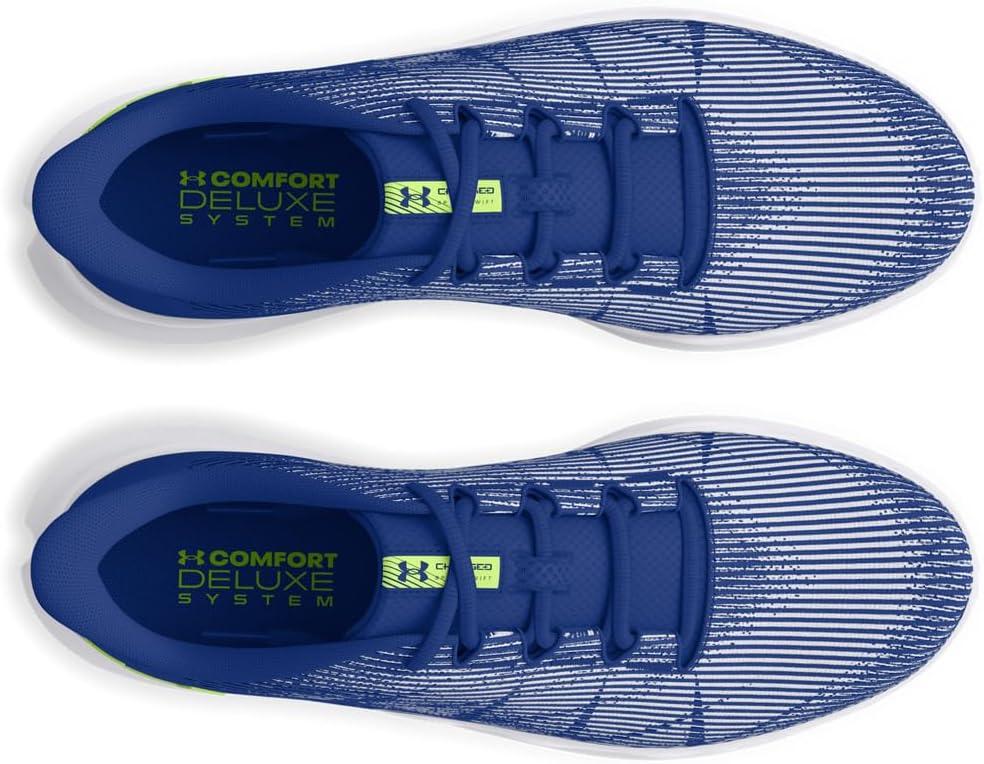 image:imageUnder Armour Mens Charged Speed Swift Sneaker403 Tech BlueTech BlueMorph Green