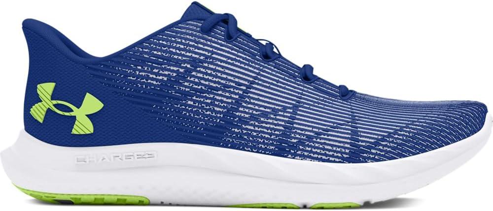 image:imageUnder Armour Mens Charged Speed Swift Sneaker403 Tech BlueTech BlueMorph Green