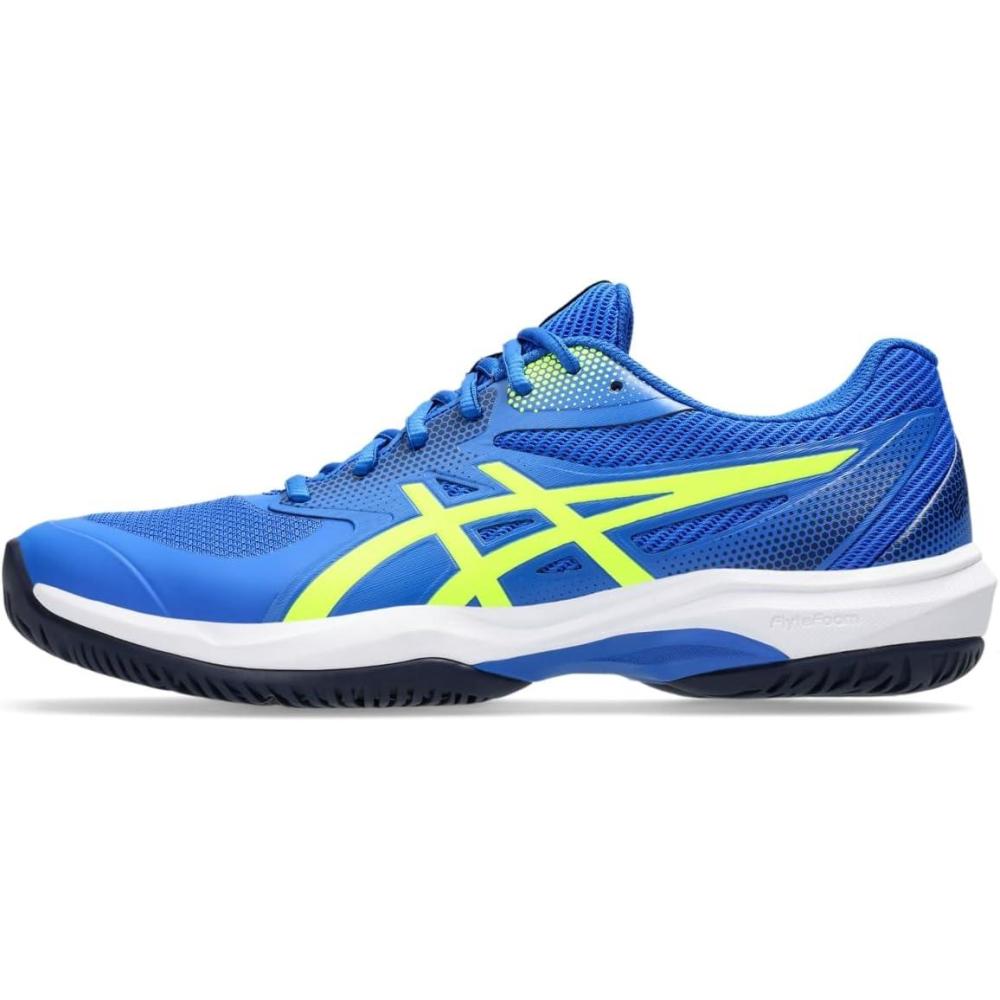 image:imageASICS Mens Game FlyteFoam Pickleball ShoesIllusion BlueSafety Yellow