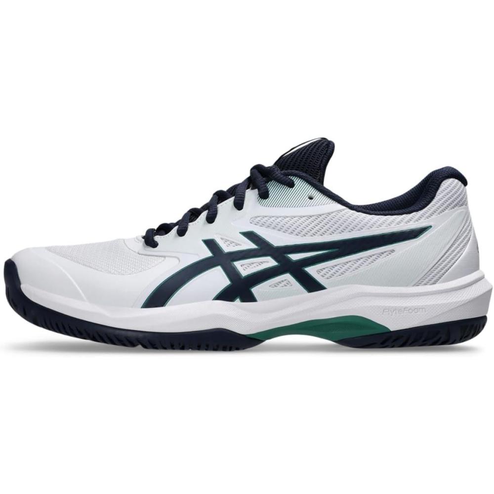 image:imageASICS Mens Game FlyteFoam Tennis ShoesWhiteMidnight