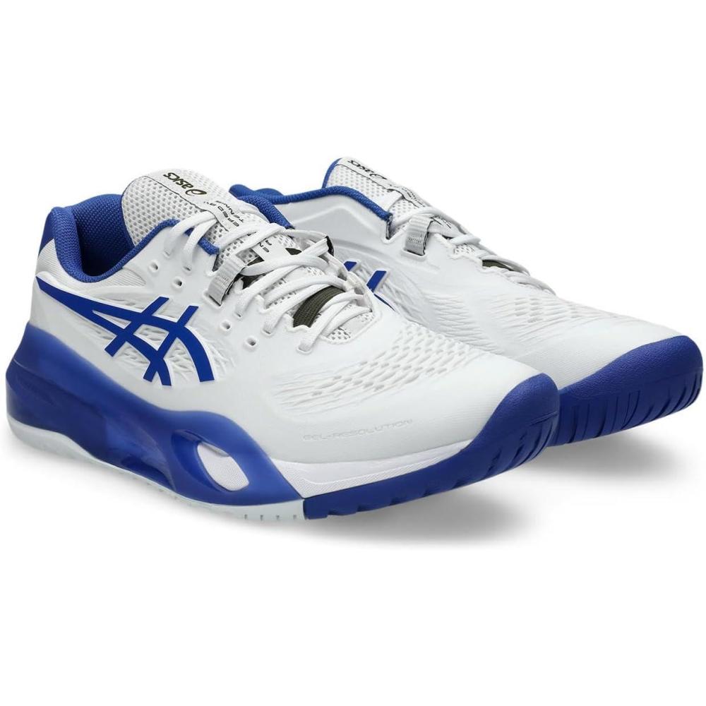 image:imageASICS Mens GelResolution X Tennis Shoes101 WhiteDark Cobalt