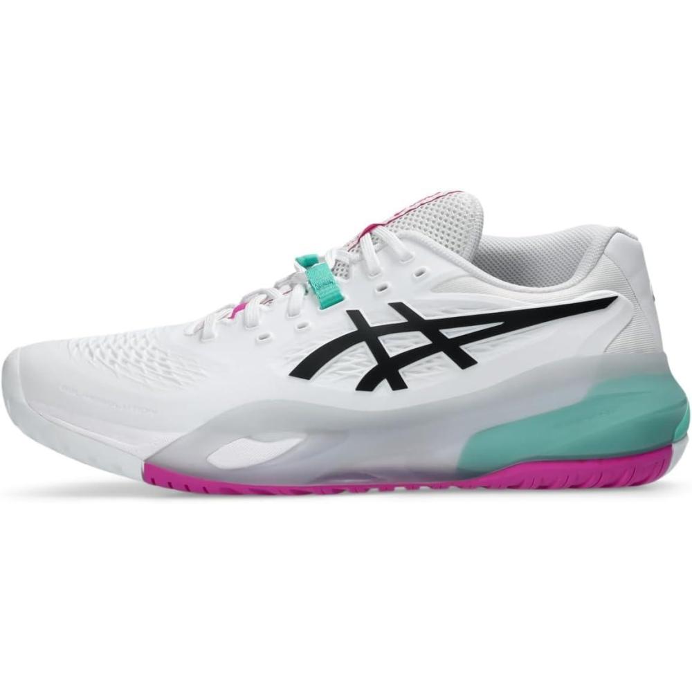 image:imageASICS Mens GelResolution X Tennis ShoesWhiteAurora Green