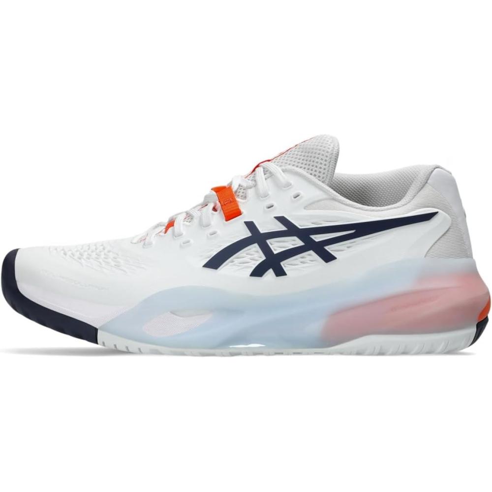 image:imageASICS Mens GelResolution X Tennis ShoesWhiteIndigo Fog
