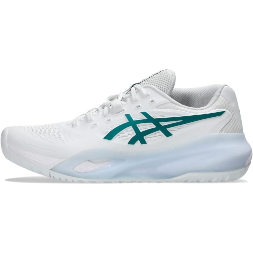 image:imageASICS Mens GelResolution X Tennis ShoesWhitePitch Green