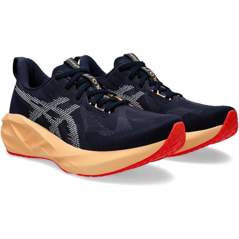image:imageASICS Mens NOVABLAST 5 Running Shoes404 MidnightOrange Glow