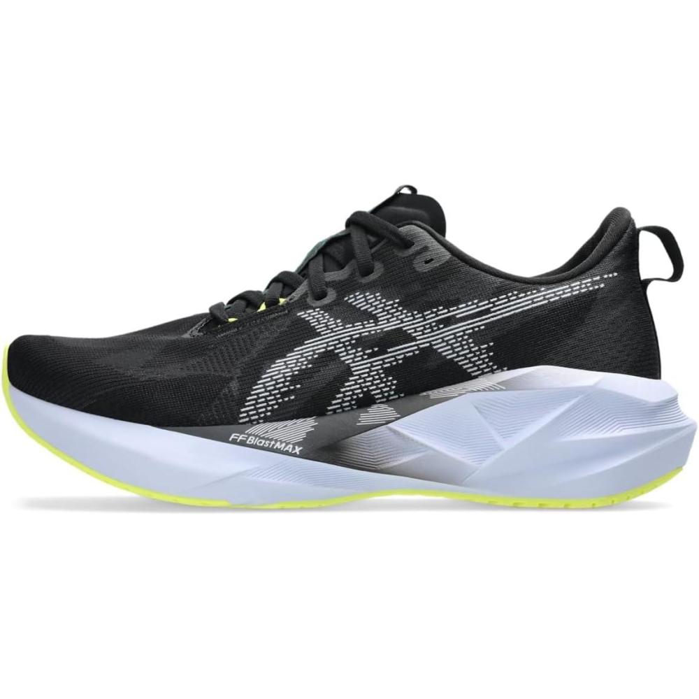 image:imageASICS Mens NOVABLAST 5 Running ShoesBlackBlue Fade