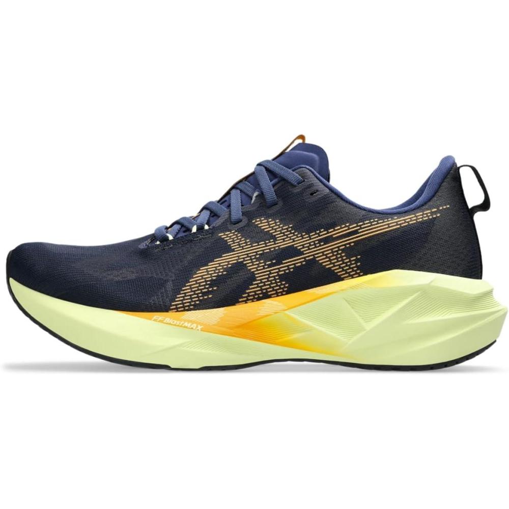image:imageASICS Mens NOVABLAST 5 Running ShoesIndigo BlueAmber