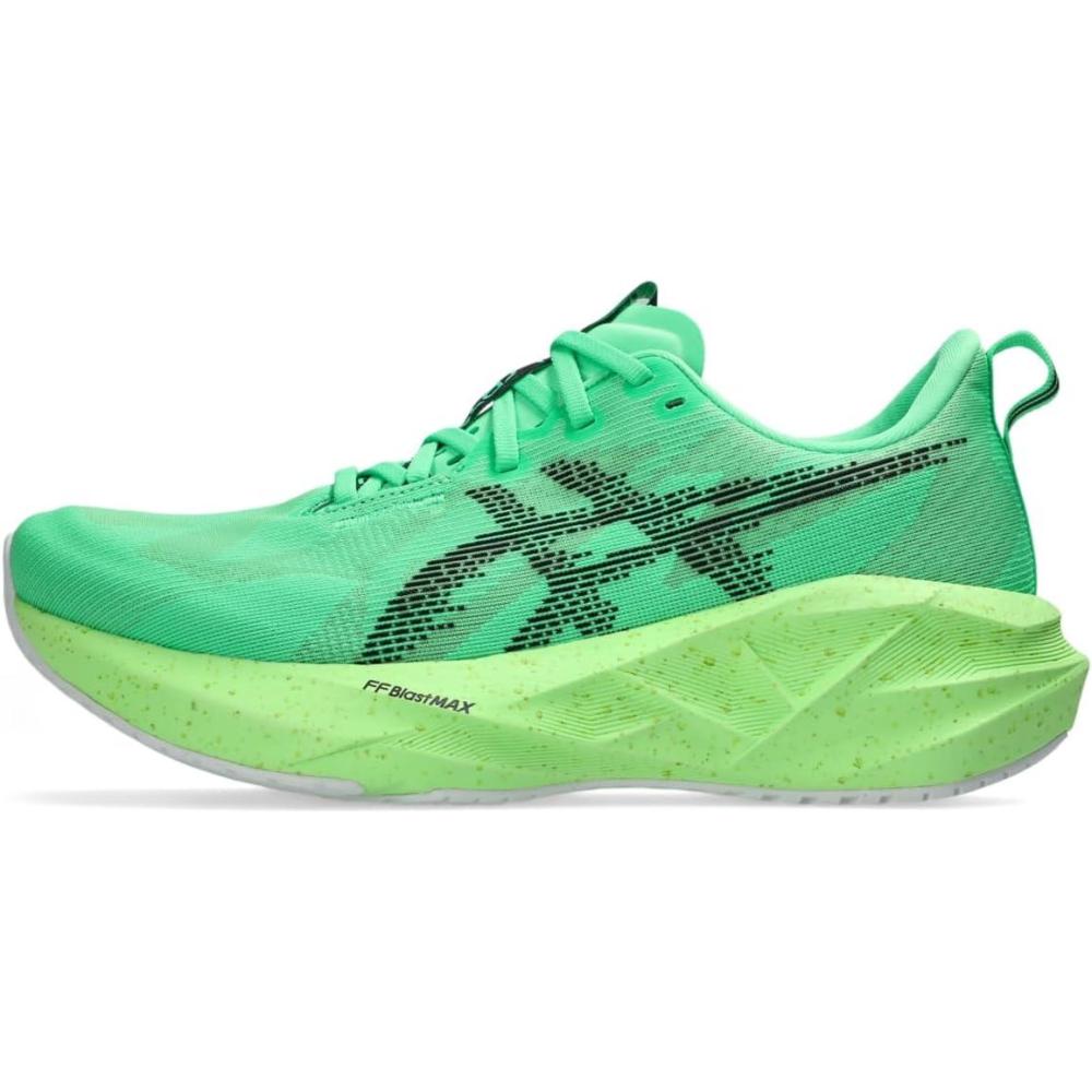 image:imageASICS Mens NOVABLAST 5 Running ShoesVital GreenBlack